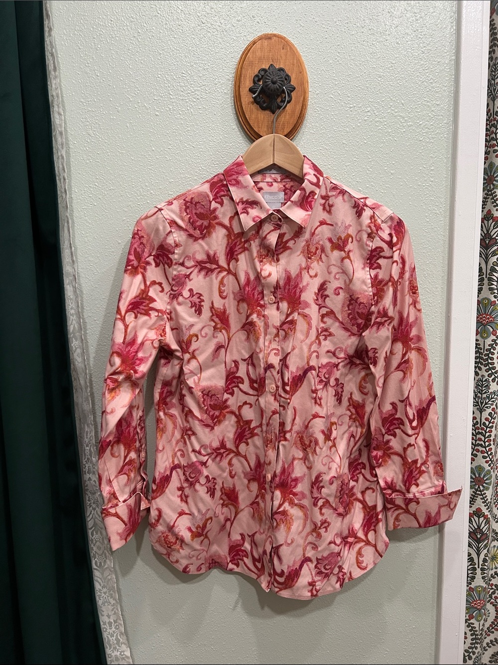 Chico’s No-Iron Button-Down Blouse